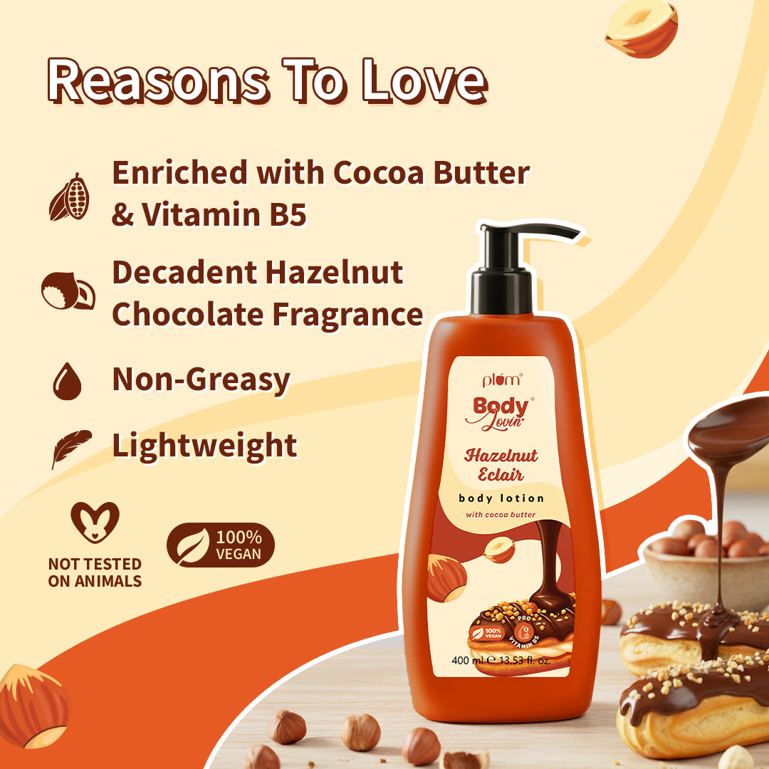 Hazelnut Eclair Body Lotion by Plum BodyLovin'
