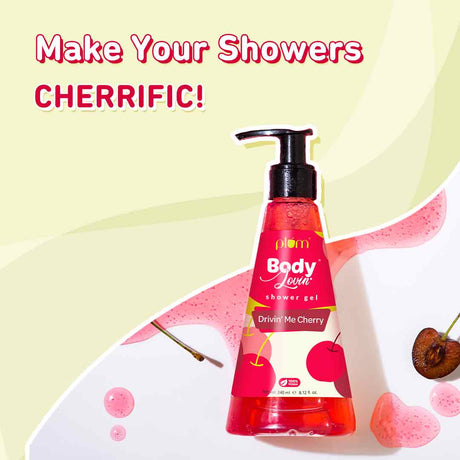 Drivin' Me Cherry Shower Gel by Plum BodyLovin'